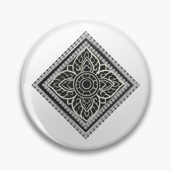 Item preview, Diamond Encrusted Thai Floral Mandala Luxury Frame designed and sold by MinimalAurashop.