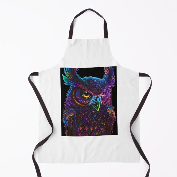 Item preview, Cyberdelic Owl Graphic designed and sold by haroona-bbey.