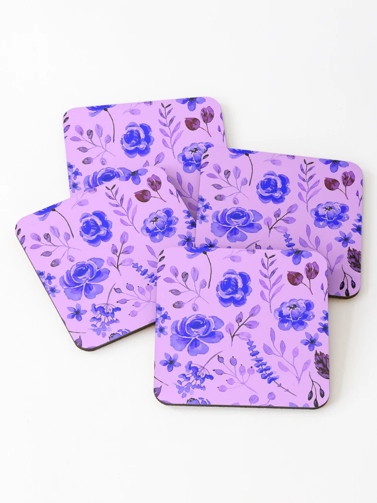 Thumbnail 1 of 5, Coasters (Set of 4), Painted Roses designed and sold by ViaARTfactory.