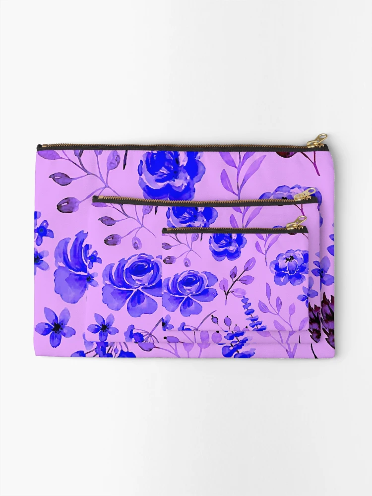 Thumbnail 2 of 4, Zipper Pouch, Painted Roses designed and sold by ViaARTfactory.