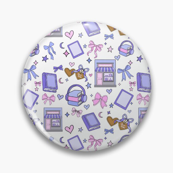 Item preview, Dreamy Chapter Bookish Coquette Seamless Pattern designed and sold by FabledAdventures.