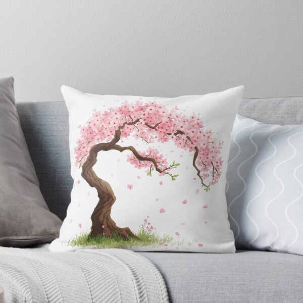 Item preview, Elegant Flowing Bonsai Cherry Blossom Tree designed and sold by takeng07.