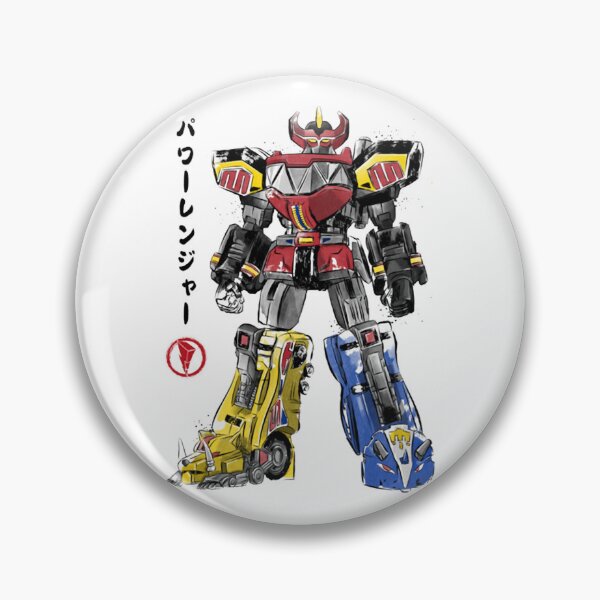 Artikelvorschau, Mighty Morphin Megazord sumi e entworfen und verkauft von AnthonyHungate.