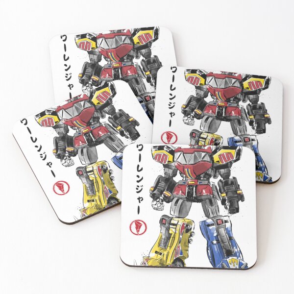 Item preview, Mighty Morphin Megazord sumi e designed and sold by AnthonyHungate.