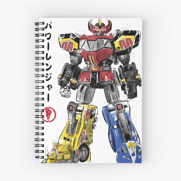 Item preview, Mighty Morphin Megazord sumi e designed and sold by AnthonyHungate.
