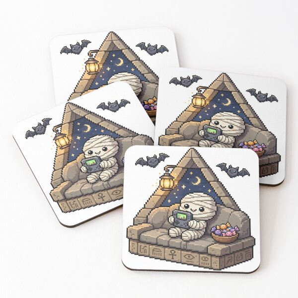 Item preview, Juego de momias, Pixel Art portátil para Halloween designed and sold by Ebodega.