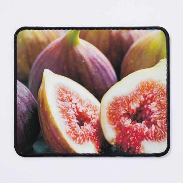 Item preview, Fresh Ripe Fig Fruit Halves - Botanical Harvest Art Print designed and sold by PetalsPaws.