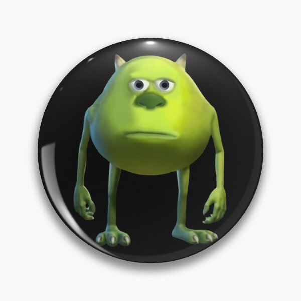Item preview, Mike-Wazowski-Sullivan-Face-Meme designed and sold by AnthonyHungate.