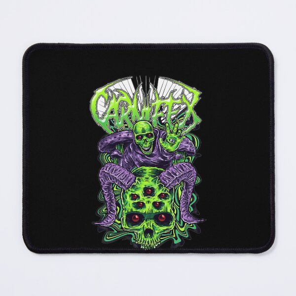 Item preview, Green Skulls And Mushroom Creatures designed and sold by FloweredSkulls.