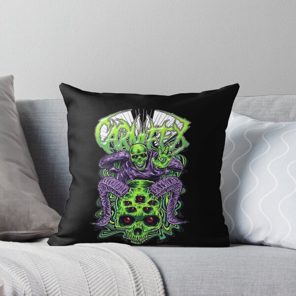 Item preview, Green Skulls And Mushroom Creatures designed and sold by FloweredSkulls.