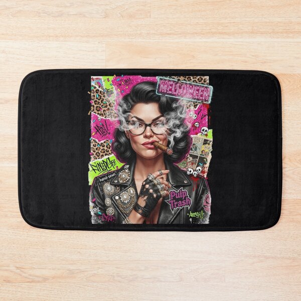 Item preview, Mafia Woman Cigar Glasses Leather Melloween designed and sold by Voodoo Store Paranormal Collections.