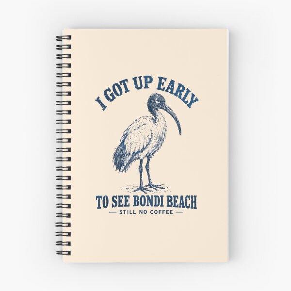 Item preview, Got Up Early Bondi Beach No Coffee Bin Chicken designed and sold by Yellowriversss.