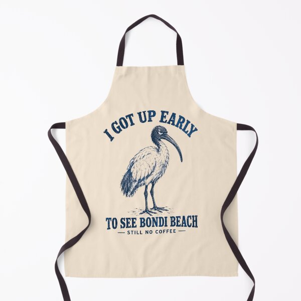 Item preview, Got Up Early Bondi Beach No Coffee Bin Chicken designed and sold by Yellowriversss.