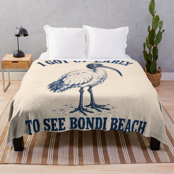 Item preview, Got Up Early Bondi Beach No Coffee Bin Chicken designed and sold by Yellowriversss.