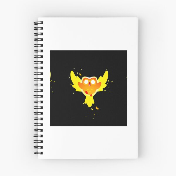 Item preview, Glow Fiery Phoenix Owl Mascot - Angry Rage Mode Fire Bird Sticker designed and sold by shailab-aptiste.