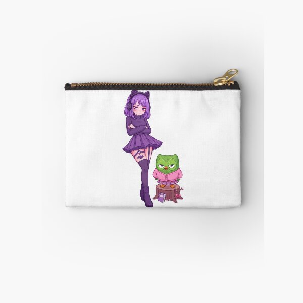 Item preview, Goth Anime Girl  Unamused Owl Duo Lily  Duo E-Girl Aesthetic designed and sold by shailab-aptiste.