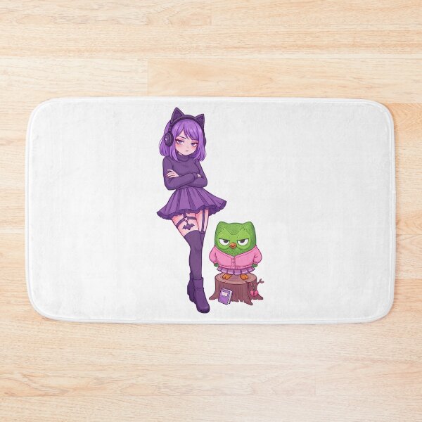 Item preview, Goth Anime Girl  Unamused Owl Duo Lily  Duo E-Girl Aesthetic designed and sold by shailab-aptiste.