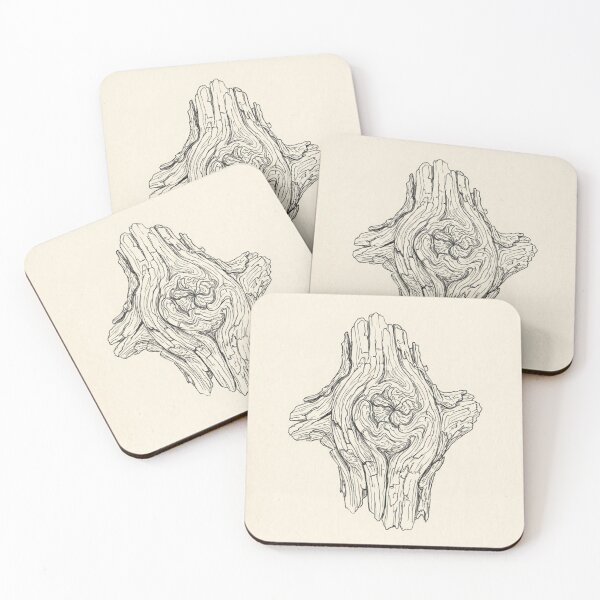 Item preview, Weathered Driftwood Knot Study | Wabi-Sabi Minimalist Print designed and sold by Zaramodo.