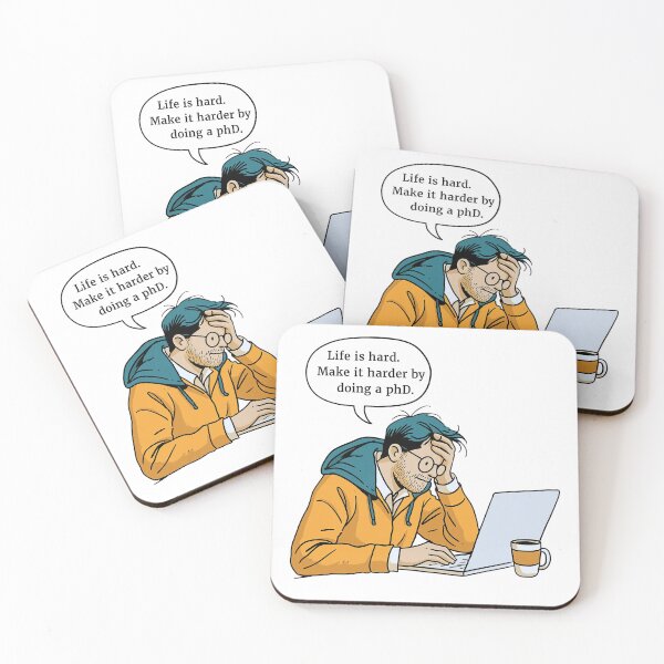Item preview, Life Is Hard. Make It Harder By Doing A PhD Humor Academics designed and sold by sunset-capturer.