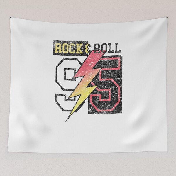 Item preview, Rock and Roll 95 Vintage Lightning Graphic Art designed and sold by The secret storage room.