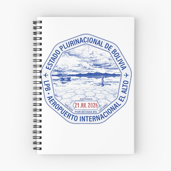 Item preview, Passport Stamp - Bolivia designed and sold by travelwitheric.