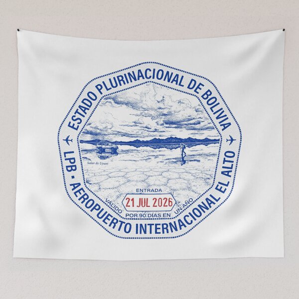 Item preview, Passport Stamp - Bolivia designed and sold by travelwitheric.