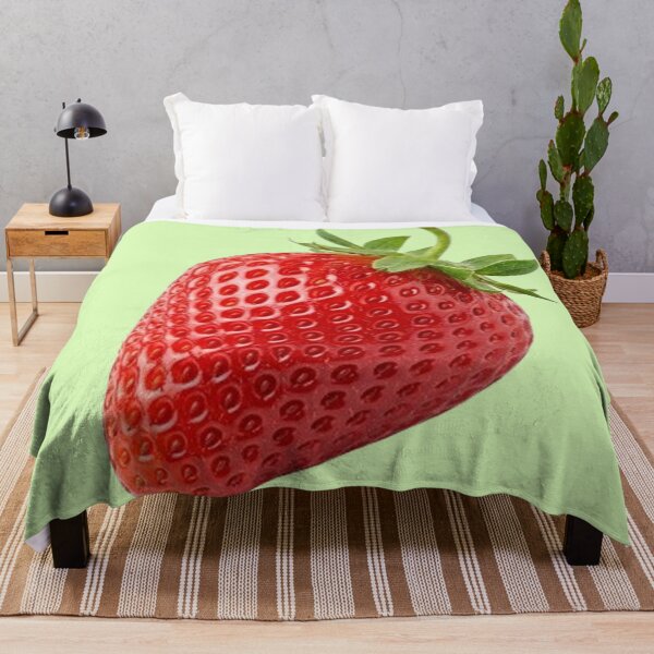 Item preview, Fresh Red Strawberry Illustration - Sweet Berry Fruit Graphic Art designed and sold by PetalsPaws.