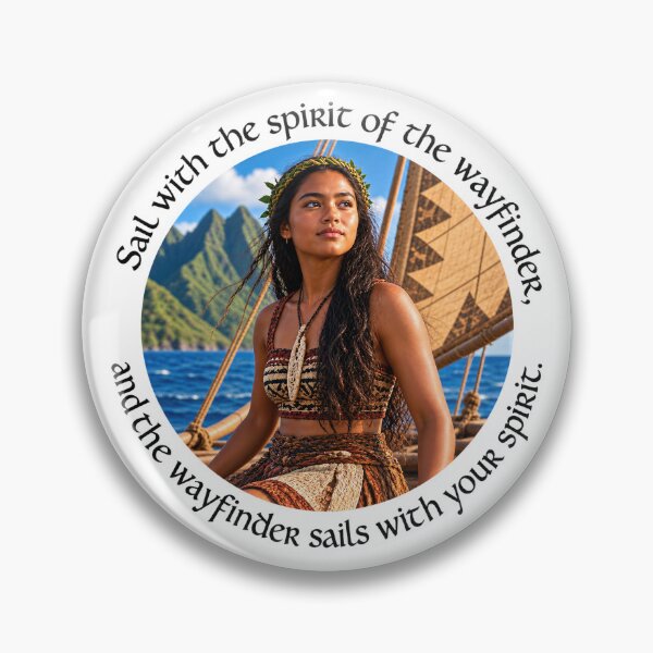 Item preview, Polynesian Empowerment Proverb - Sail with the spirit of the wayfinder | Pacific Art designed and sold by ShakaLife.org.