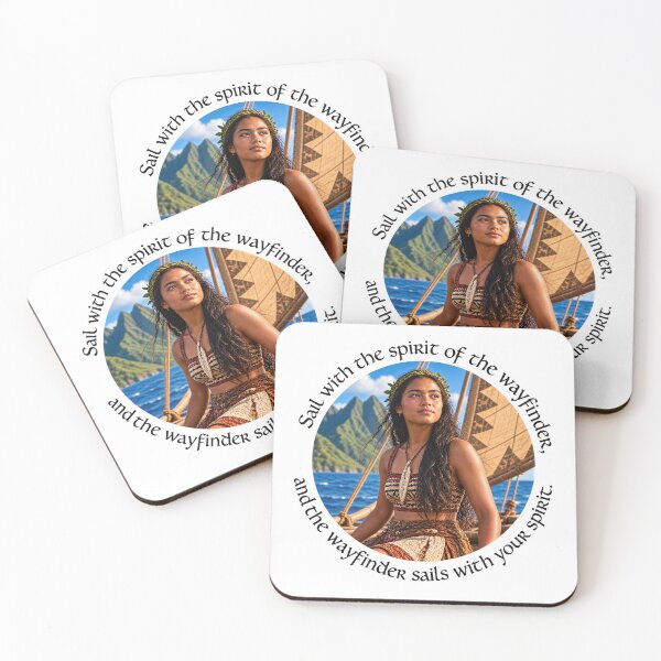 Item preview, Polynesian Empowerment Proverb - Sail with the spirit of the wayfinder | Pacific Art designed and sold by ShakaLife.org.