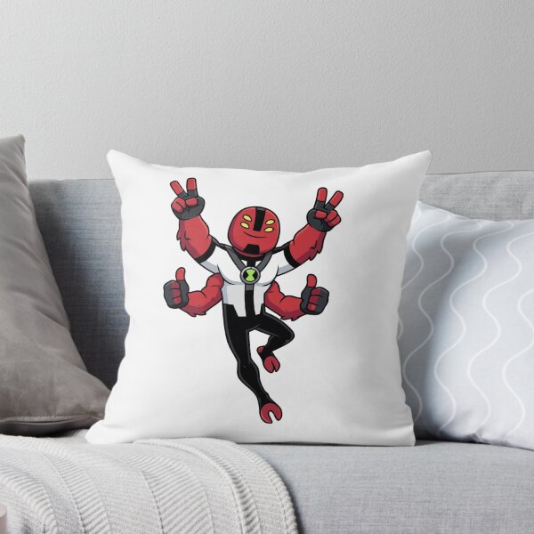 Item preview, Cute Four Arms Red Alien Superhero Chibi Cartoon designed and sold by Rupesh-Art26.