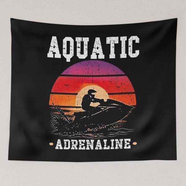 Item preview, Aquatic Adrenaline Jet Ski Vintage Sunset Water Sport  designed and sold by Jt41.