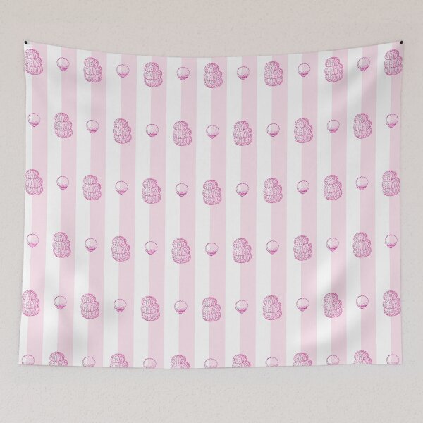 Item preview, Shell collection lines in pink designed and sold by Quiet Waters Design.