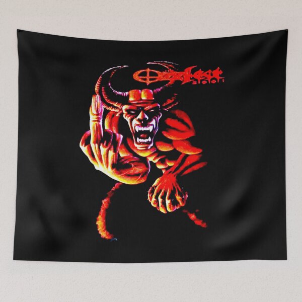 Item preview, Demon Middle Finger Heavy Metal designed and sold by nerdyygraphic.