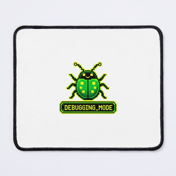 Artikelvorschau, Debugging-Modus Code Bug Pixel Art entworfen und verkauft von DevStyle Labs.