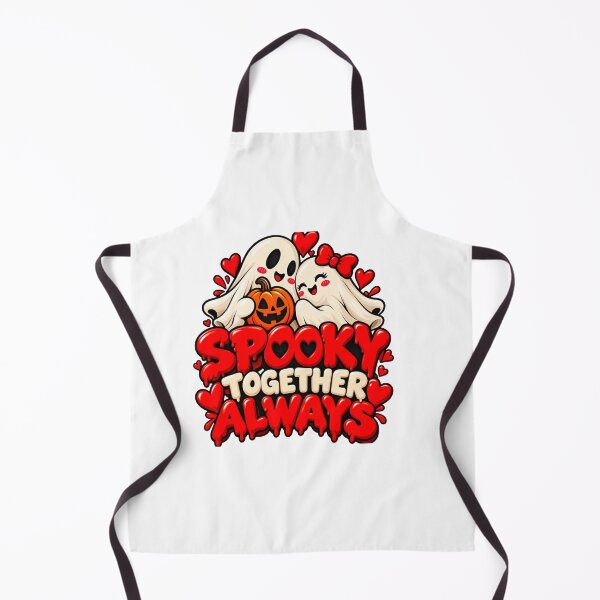 Item preview, Spooky Together Always – Cute Ghost Couple Halloween Design designed and sold by Lovestickerco.