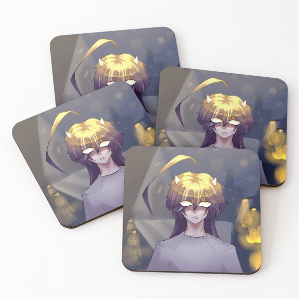 Item preview, Mysterious Anime Character with Golden Highlights designed and sold by J-Mindful.