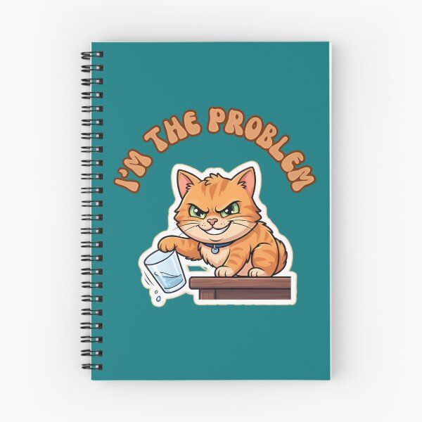 Item preview, I'm The Problem Funny Naughty Cat designed and sold by ZeroContextArt.