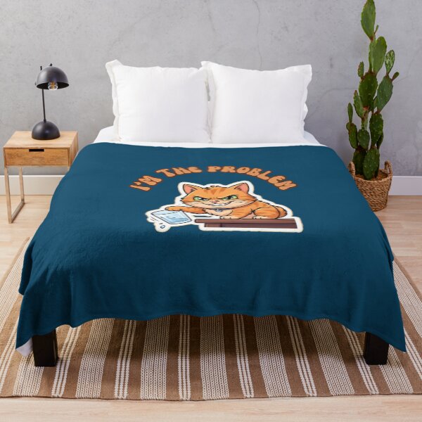 Item preview, I'm The Problem Funny Naughty Cat designed and sold by ZeroContextArt.