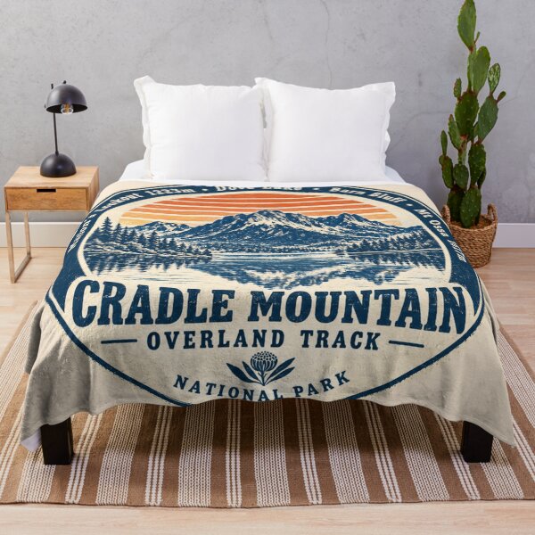 Item preview, Cradle Mountain Overland Track Tasmania Hiking Badge designed and sold by Yellowriversss.