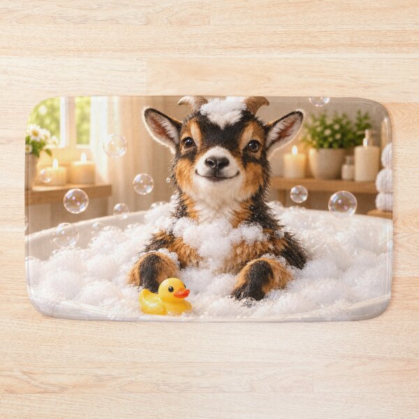 Item preview, Relaxing Pygmy Goat Bubble Bath designed and sold by Sillytoe.