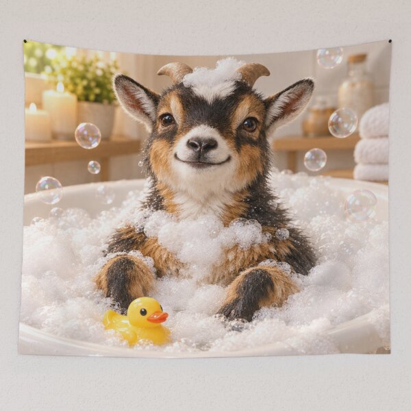 Item preview, Relaxing Pygmy Goat Bubble Bath designed and sold by Sillytoe.