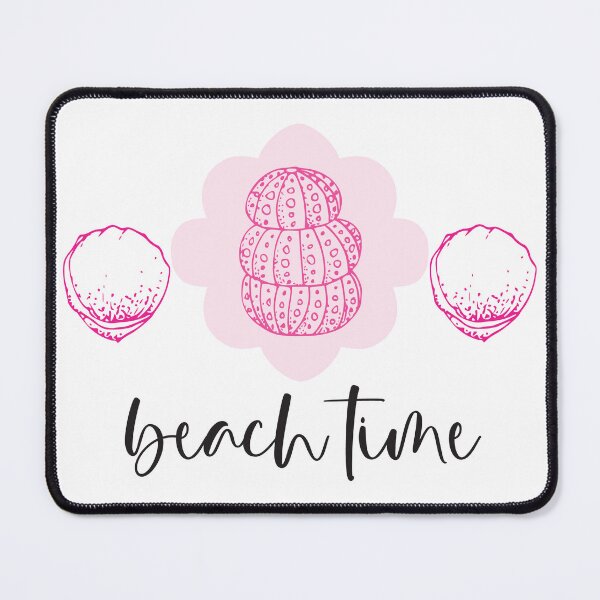 Item preview, Shell collection beach time in pink designed and sold by Quiet Waters Design.
