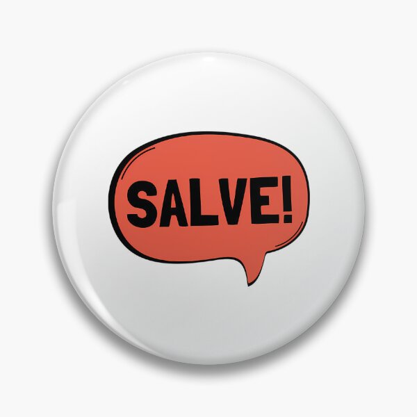 Artikelvorschau, Lateinisches Hallo - Salve Sprechblase entworfen und verkauft von justy-cejaime.
