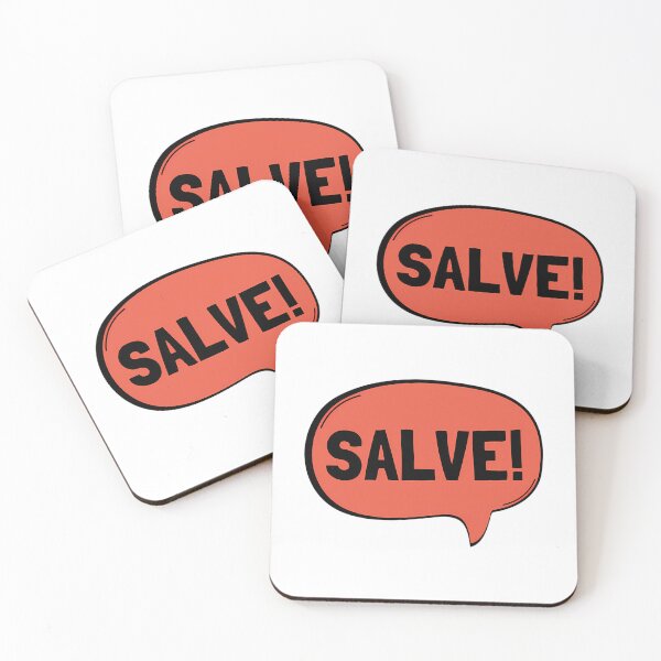 Item preview, Latin Hello - Salve Speech Bubble designed and sold by justy-cejaime.