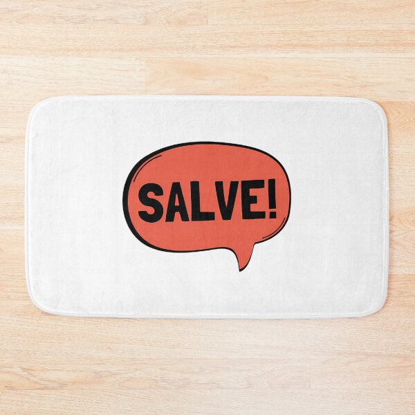 Item preview, Latin Hello - Salve Speech Bubble designed and sold by justy-cejaime.