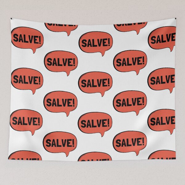 Item preview, Latin Hello - Salve Speech Bubble designed and sold by justy-cejaime.