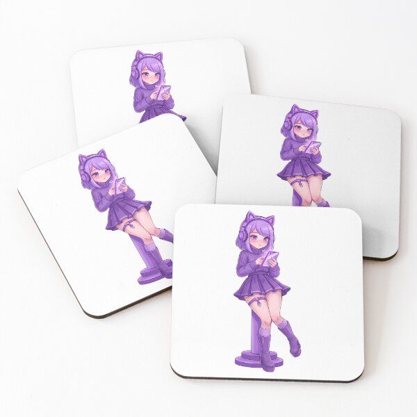 Item preview, Pastel Goth Anime Gamer Girl Purple Aesthetic Cat Headphones  Castle designed and sold by justy-cejaime.