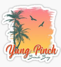 Yung Pinch - Beach Boy Sticker