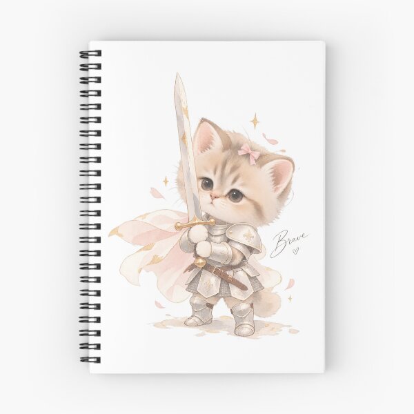 Item preview, A cute kitten knight—a kitten with a sword and armor. designed and sold by Love Pantone .