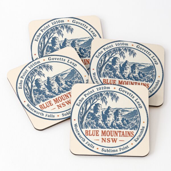 Item preview, Blue Mountains NSW Three Sisters Katoomba Hiking Badge designed and sold by Yellowriversss.